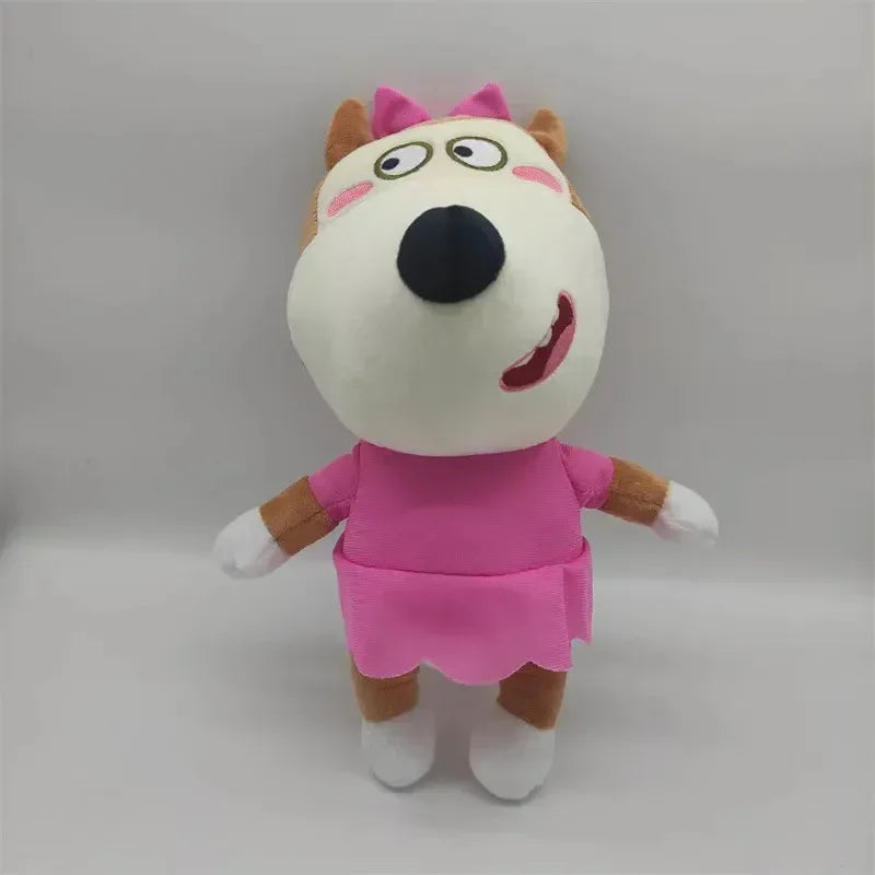 Joyful Wolf Family Plush (30 cm)