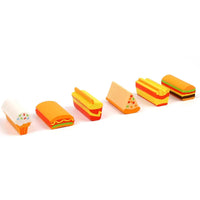 Delightful Fast Food Eraser (6 Pcs)