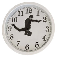 Monty Python inspired Silly Walk Wall Clock Creative Clock Walking Clock Silent Silent Clock Wall Art For Home Decor Wall Clock - Bear Hugs