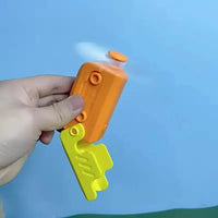 Pocket Breeze Folding Fan Keychain