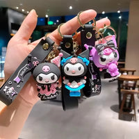 Kuromi Krew Mischief 3D Silicone Keychain