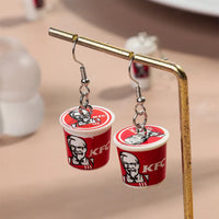 3D KFC Dangle Earrings