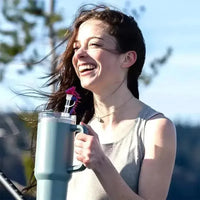 3D Printed Mini Dragon Straw Topper For Tumblers