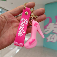 Pink Barbie 3D Keychain