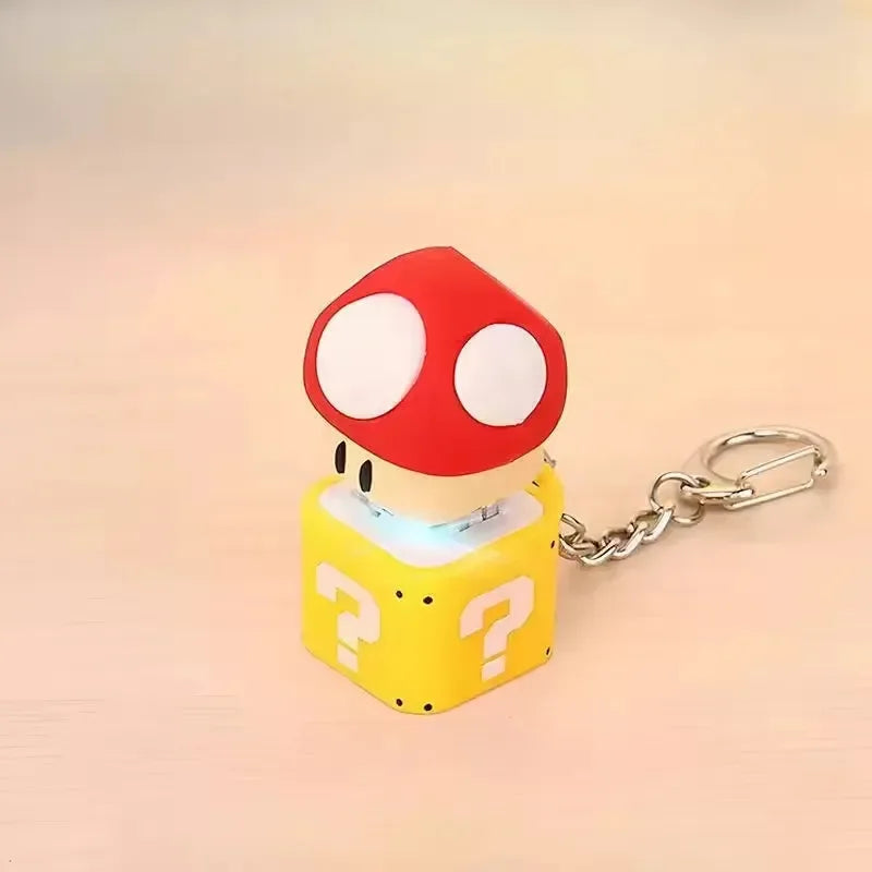 Toad Question Block Fidget Keychain