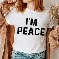 I Come in Peace Funny Couple Tshirt
