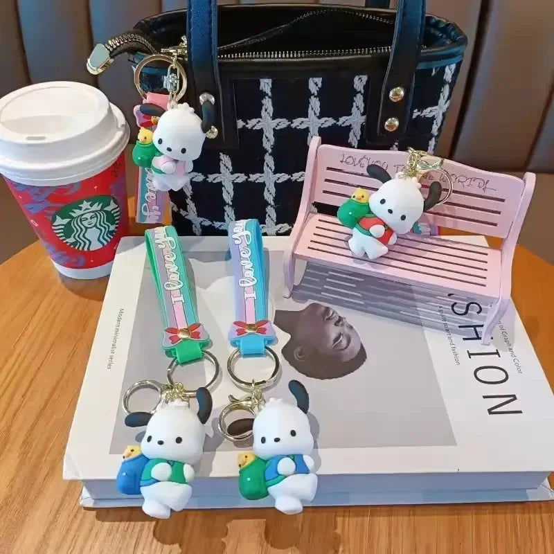 Pochacco Loves You 3D Keychain