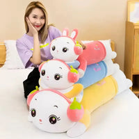 Strawberry Headphone Bunny Long Pillow (60 cm)