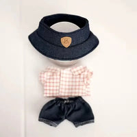 Labubu Hat, Shirt & Jeans Style Sets