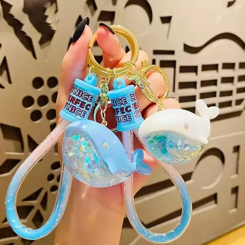 WIFTY Ocean Whisperer Whale Keychain