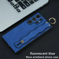 Elegant Wrist Bracket Leather Case (For Samsung)