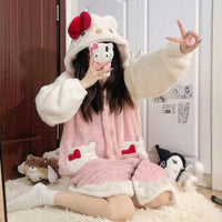 Hello Kitty Plush Onesie Pajama Suit