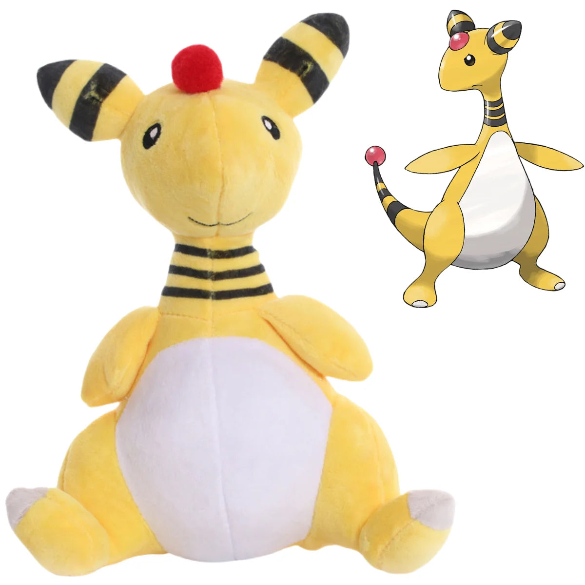 Pokemon Mareep Ampharos Plush Toy - Bear Hugs