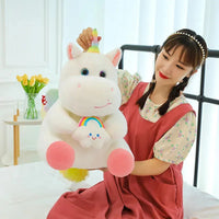 Cute Plump Unicorn Plush