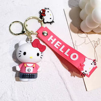 Kawaii Hello Kitty Cosplay 3D Keychain