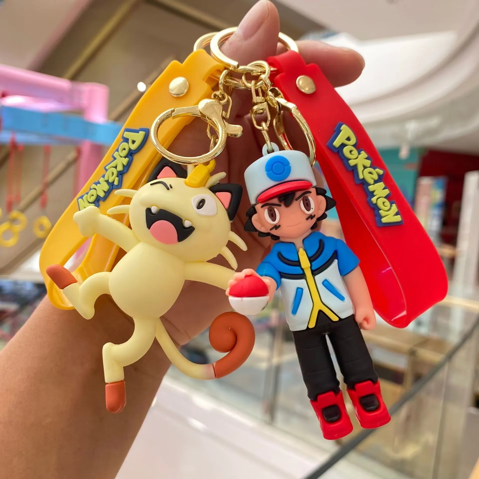 Classic Pokémon Character 3D keychain