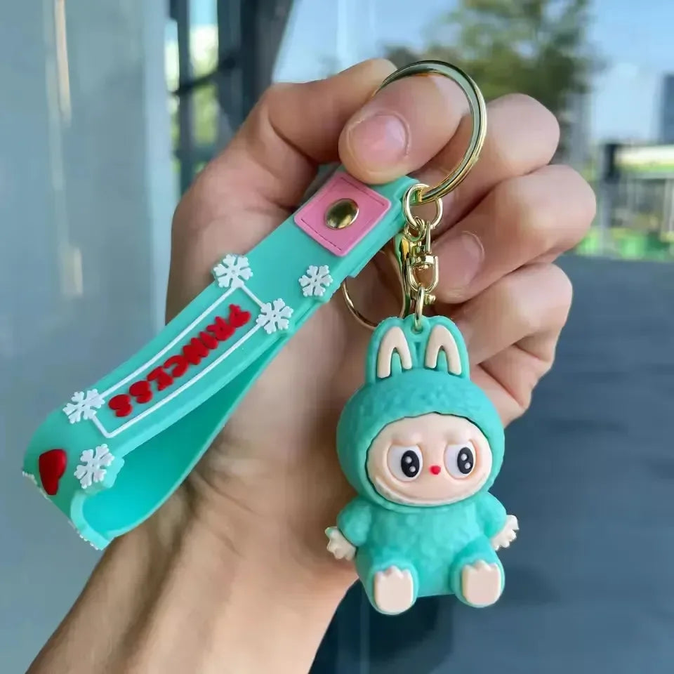 Princess Perch Labubu 3D Keychain