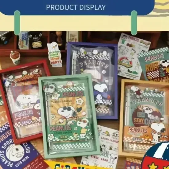 Snoopy Clear View A5 Waterproof Notebook