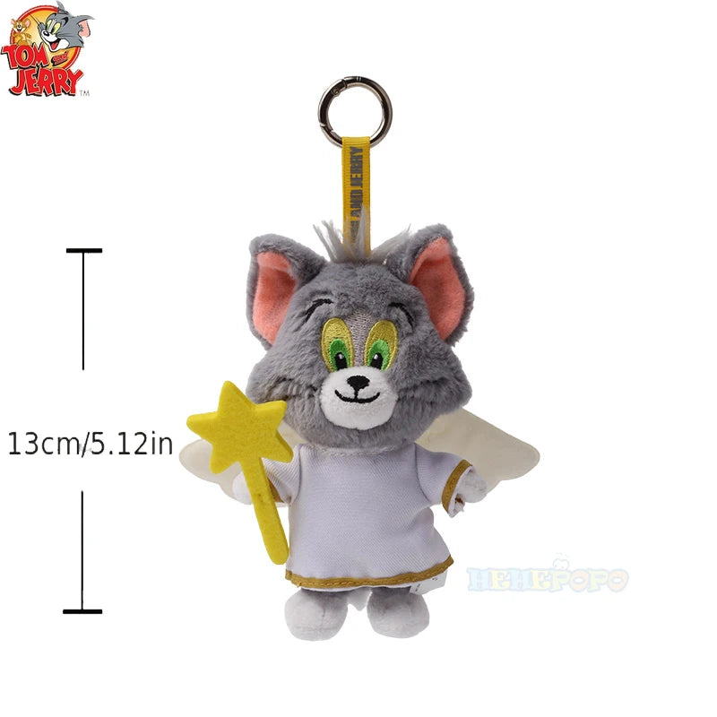 Tom and Jerry Devil and Angel Series Plush Keychain