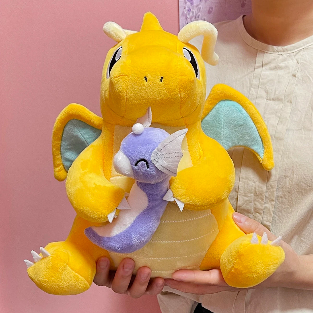 Tyranitar & Dragonite Plush Toy - Bear Hugs