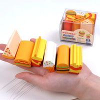 Delightful Fast Food Eraser (6 Pcs)