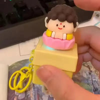 Zen Click Buddha Sound & Light Keychain