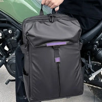 حقيبة ظهر أنيقة جاهزة لركوب الدراجات النارية 