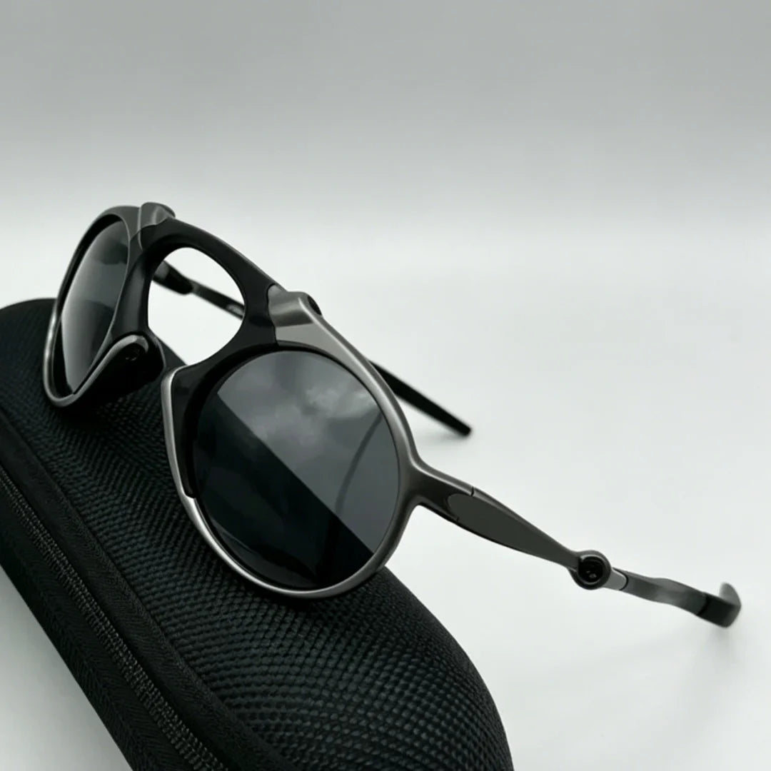 Luxury Brand Xmetal Madman OO6019 MTB Cycling Glasses Retro Round Sunglasses Unisex Outdoor UV400 Photochromic Polarized Goggles - Bear Hugs