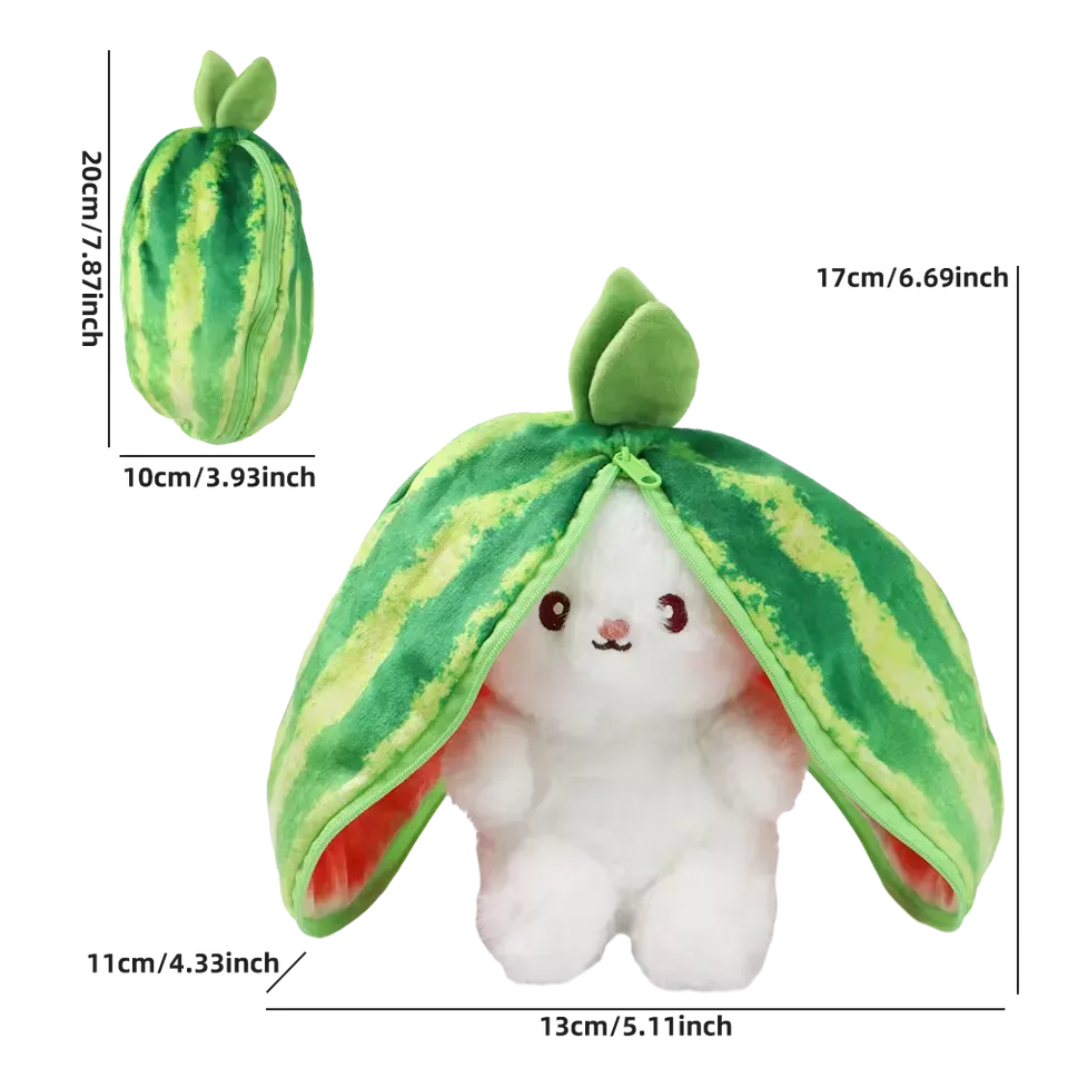 2 in 1 Reversible Fruit Bunny (20 cm)