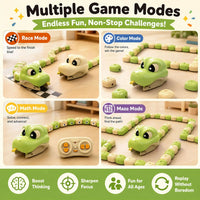 Remote Control Greedy Snake Magnetic Toy Duel Parent Child Interactive Battle Magnetic Swallowing Snake Remote Control Car - Bear Hugs