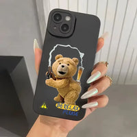 Ted Bear Silicon Phone Case (For iPhones)