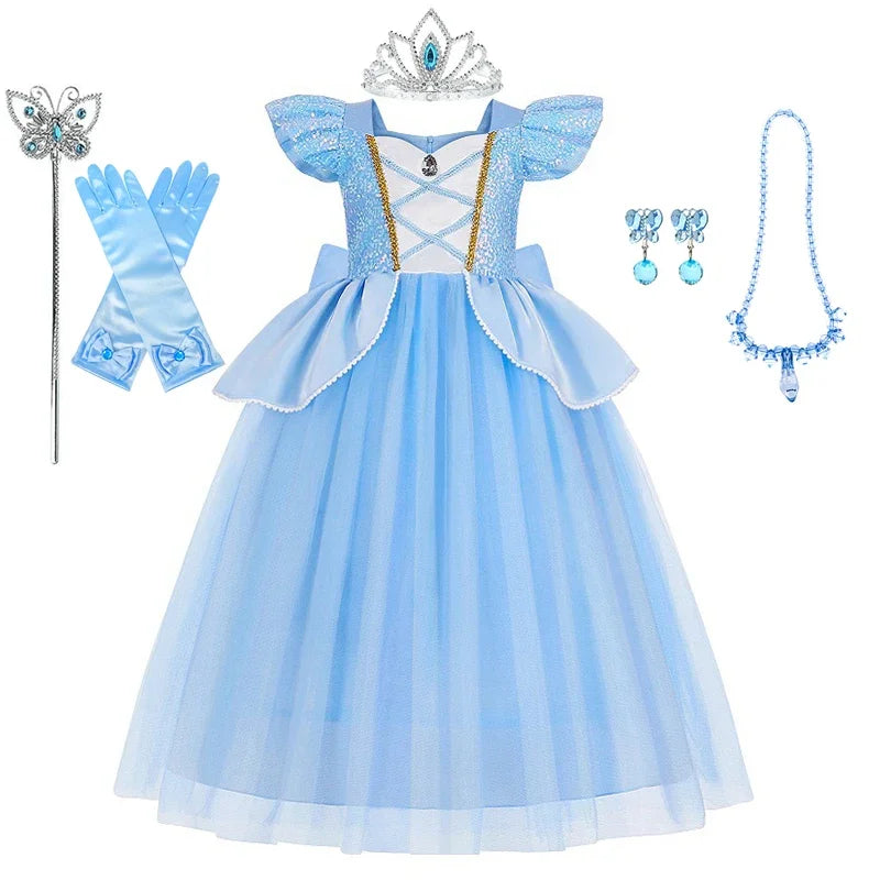 Princess Cinderella Deluxe Elegant Ball Gown
