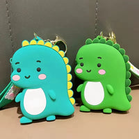 Smiling Dino Silicon Coin Pouch