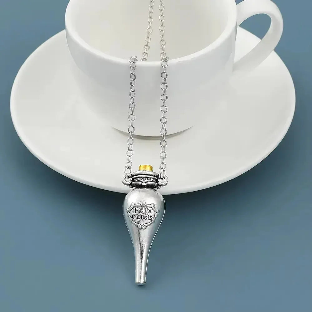 Felix Felicis Vintage Bottle Pendant