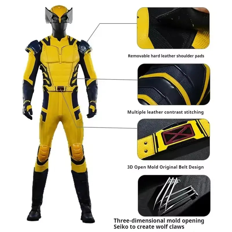 Wolverine Cosplay Full Body Costume Mask