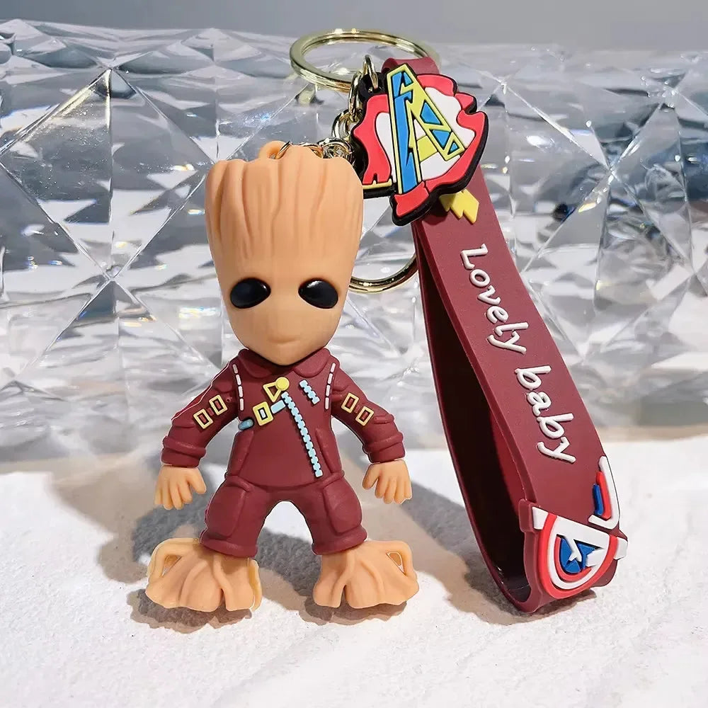Groot Groovy Guardians Keychain