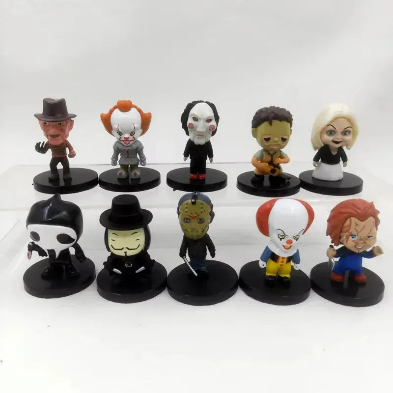 Horror Film Series Action Figure Set (10 pcs)