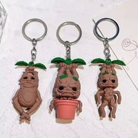 Shrieking Sprout Mandrake Root Keychain