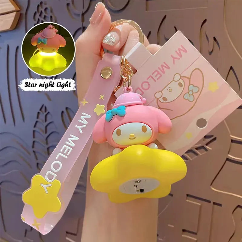 Sanrio LED Floating Cloud Keychain