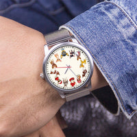 Dog Breeds Novelty Wrist Watch