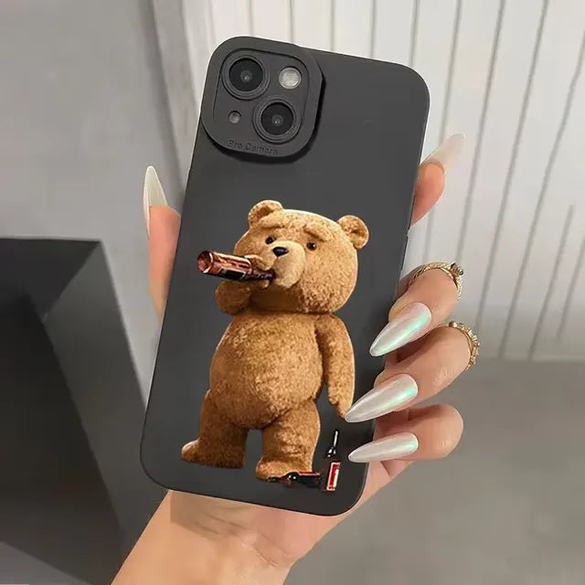 Ted Bear Silicon Phone Case (For iPhones)