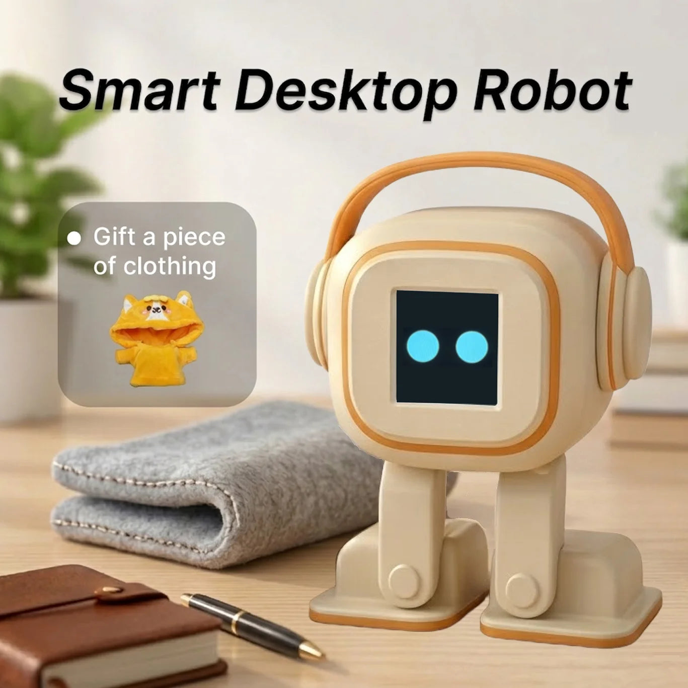 Ollie Mini EMO AI Pet Robot - Bear Hugs