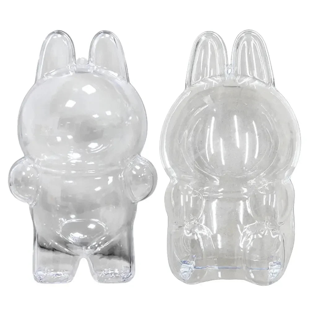 Labubu Transparent Protective Cover - Bear Hugs