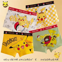 4pcs/set Pikachu Boys Trunks Underpants Cotton Anime - Bear Hugs