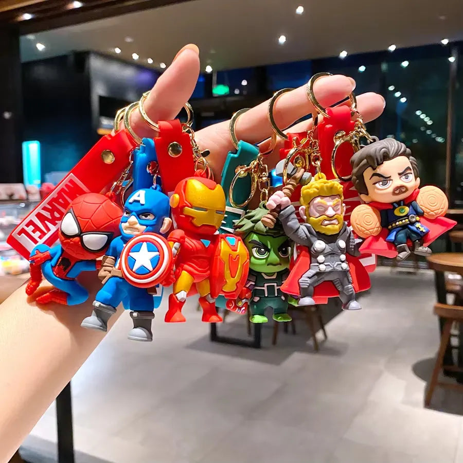 Classic Marvel Character 3D Keychain