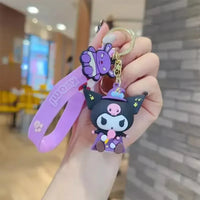 Kuromi Mischief Charms 3D Keychain
