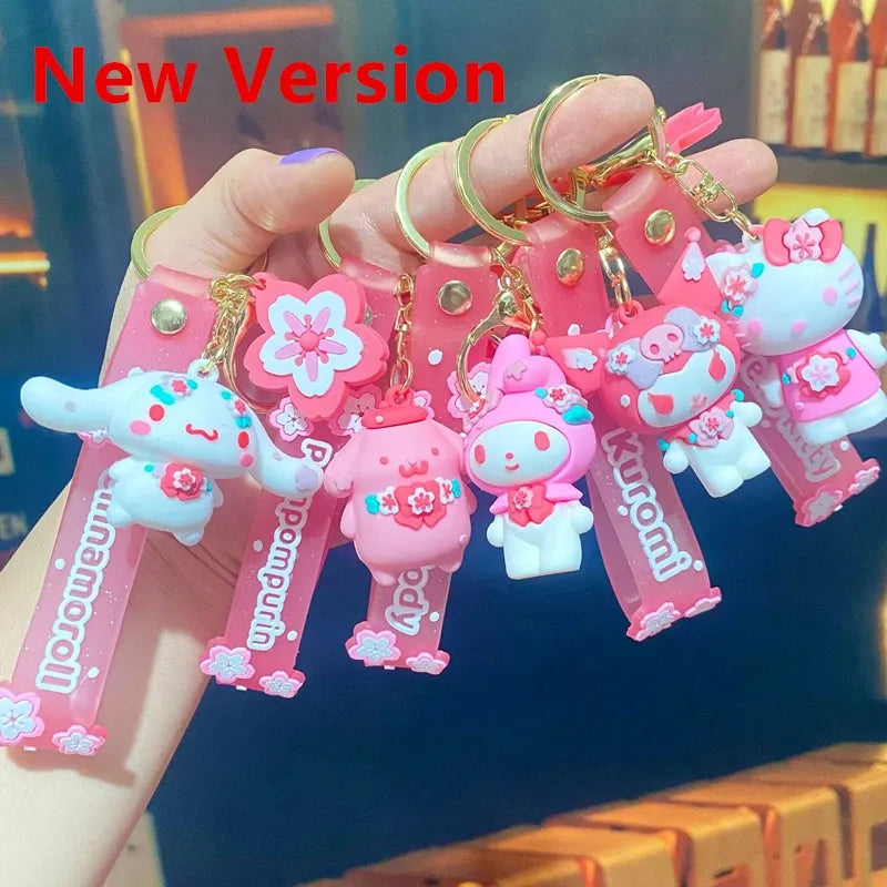 Sanrio Sakura Figurine Keychain