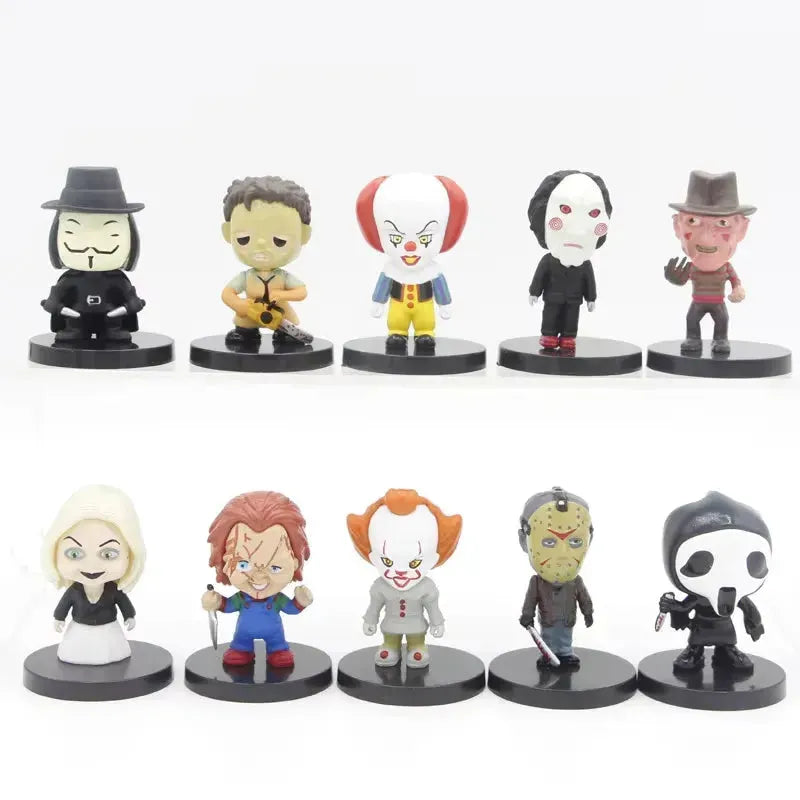 Horror Film Series Action Figure Set (10 pcs)