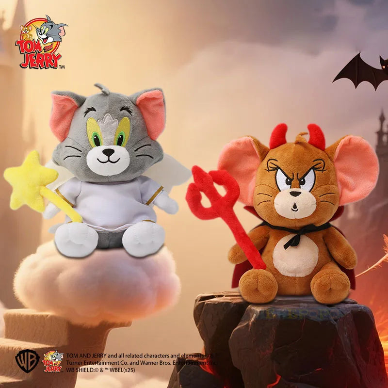 Tom and Jerry Devil and Angel Series Plush Keychain