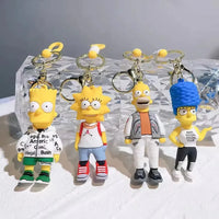 The Simpsons Springfield Squad Keychain